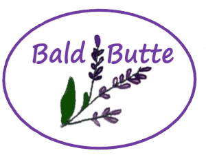 The Bald Butte Lavender Farm's logo.