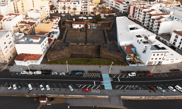 Castillo a vista de drone