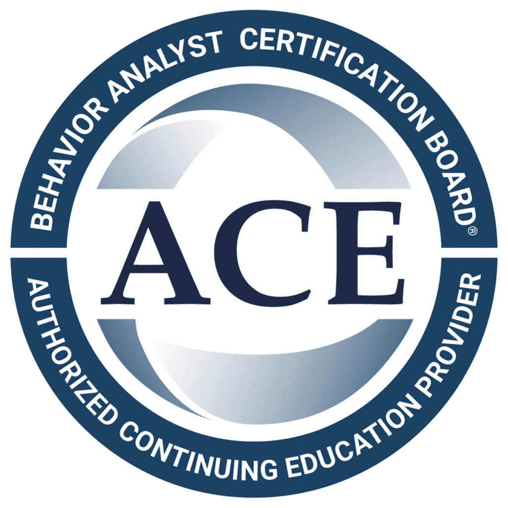 Authorized Continuing Education (ACE) Provider official logo for the Behavior Analyst Certification Board
