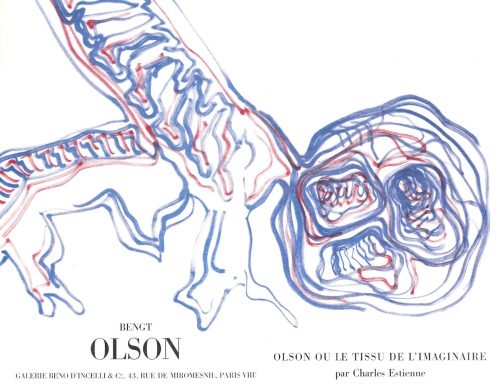 Bengt Olson 1966 utställning på Beno d’Incelli i Paris