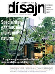 Bengt Olson i tidningen Disajn 2001