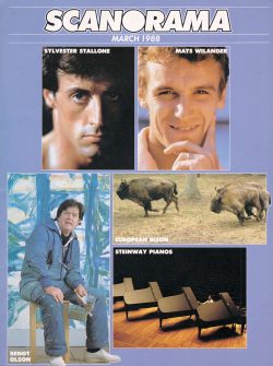 Bengt Olson i SAS-tidningen Scanorama 1988