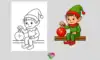 Cute Elf on the Shelf Coloring Pages to Download Now  - Post Thumbnail