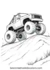 Free Monster Truck Coloring Pages – 50+ Printable & Online - Post Thumbnail
