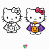 Hello Kitty Halloween Coloring Pages: 24 Free Printables - Post Thumbnail