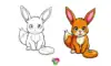 Free Eevee Evolutions Coloring Pages to Print Now - Post Thumbnail