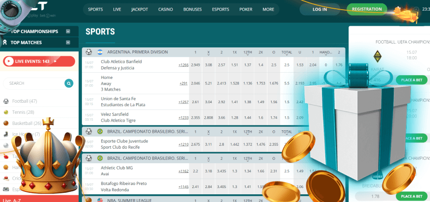 22Bet Sports Betting