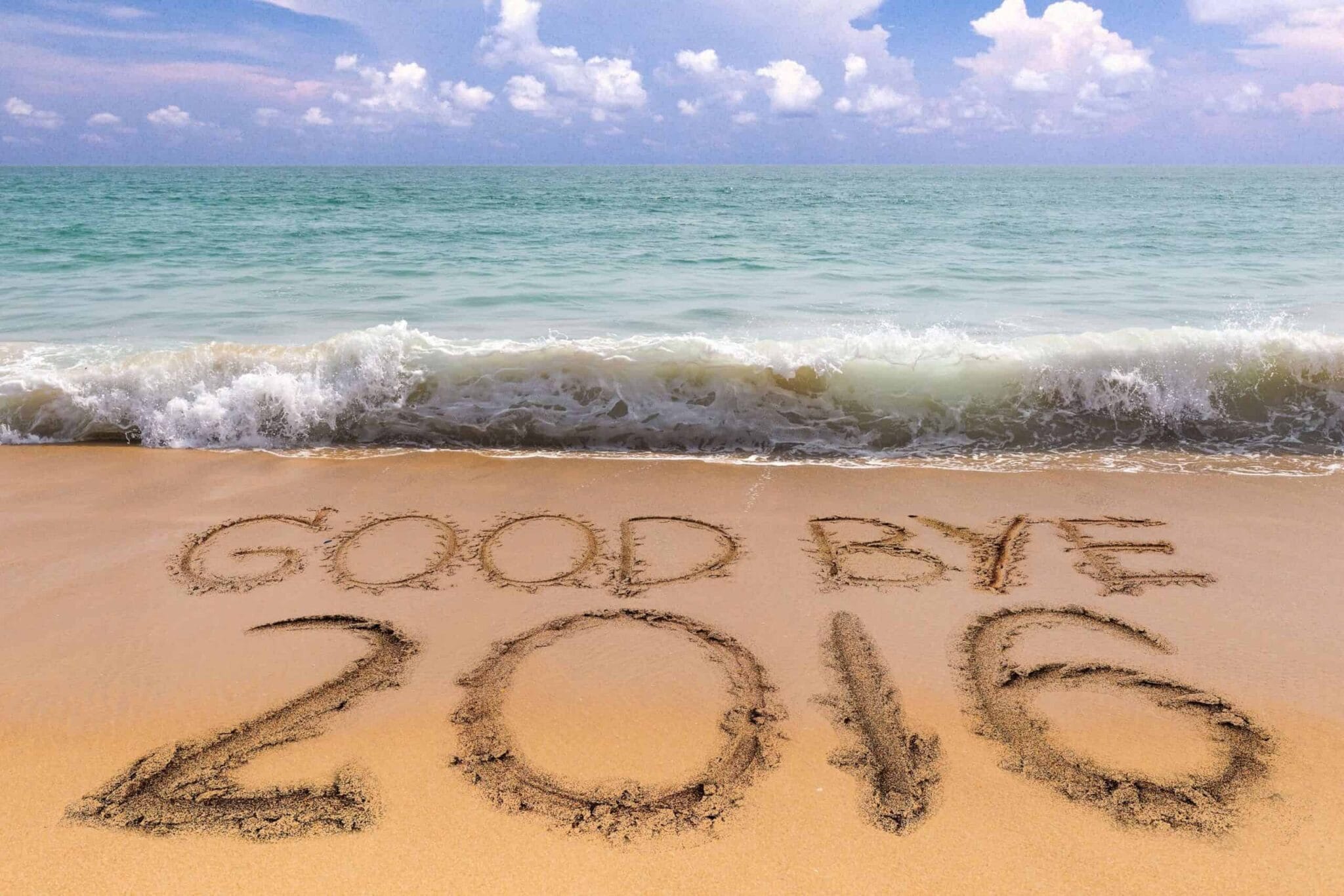 Beach good bye 2016