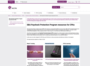 AICPA PPP Loan Calcul