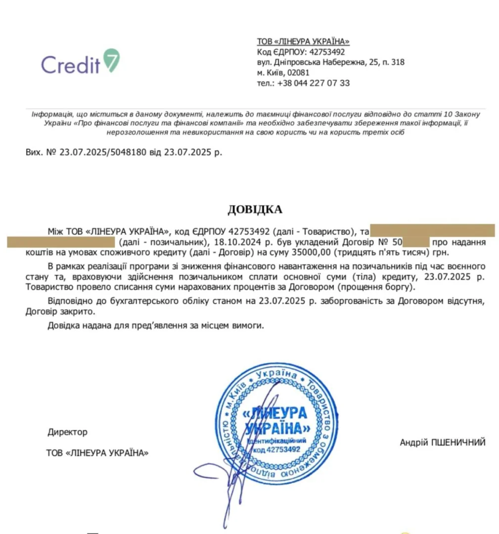 Списано 1,2 млн грн