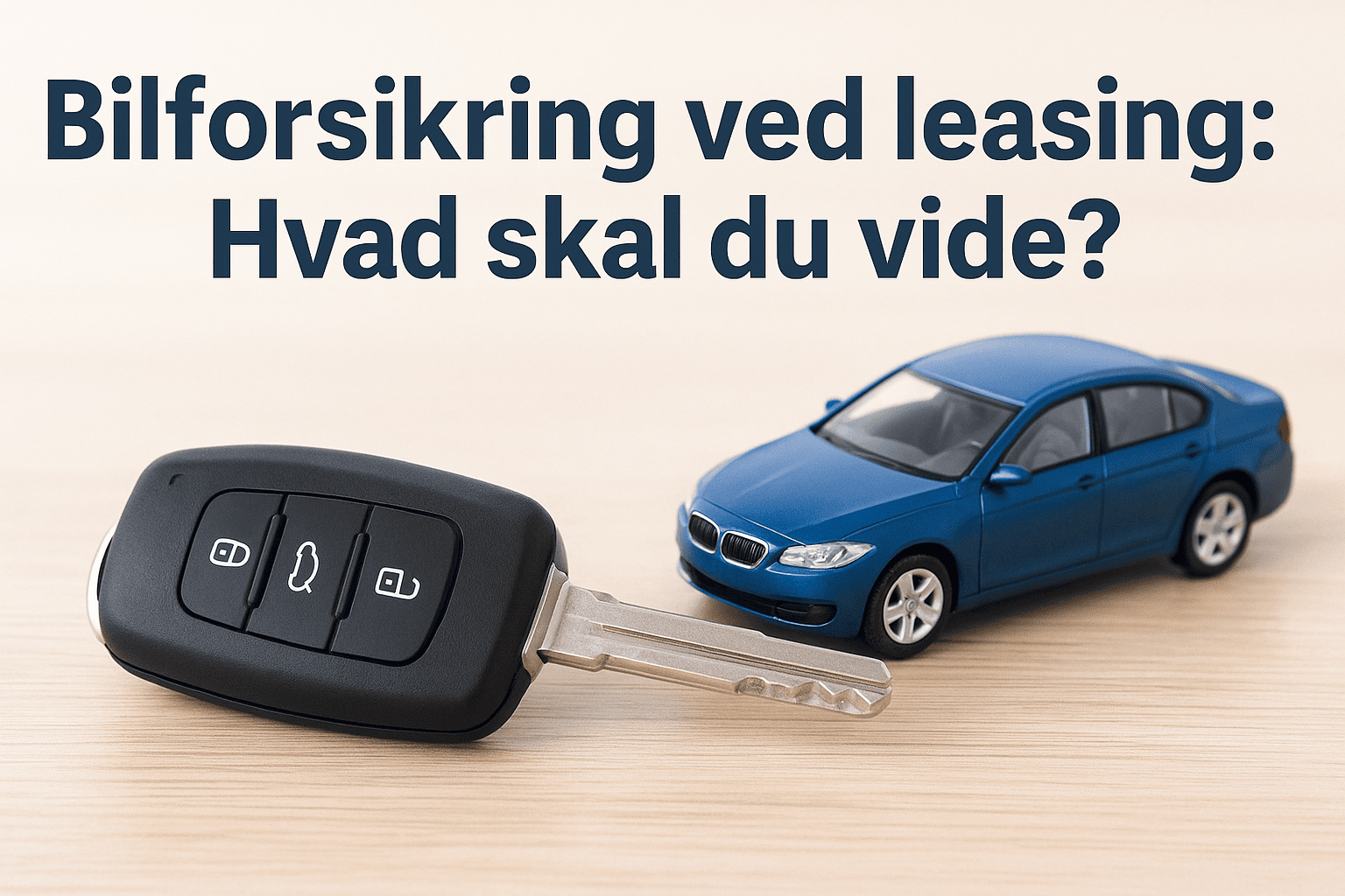 Leasingbil og bilforsikring – illustration