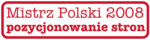 Mistrz Polski w pozycjonowaniu stron 2008