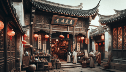 stary chiński sklep