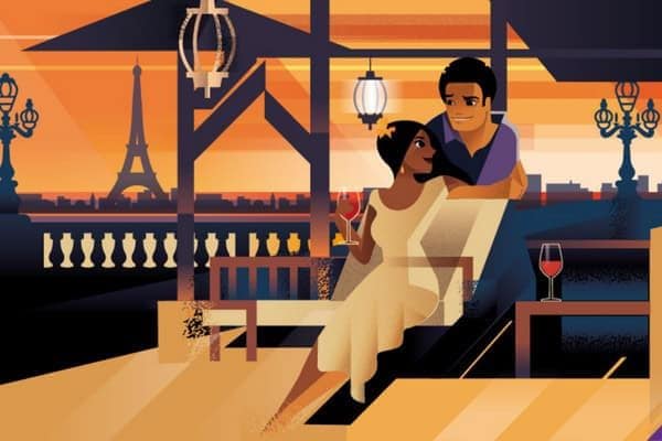 BLACK COUPLE TOUR OF PARIS