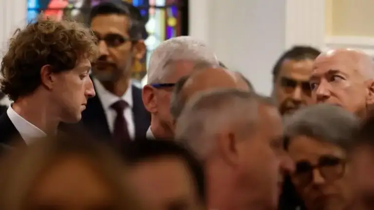 Tech Titans Unite: Billionaires Join Trump’s Pre-Inaugural Church Service, Sparking Debate (Video)