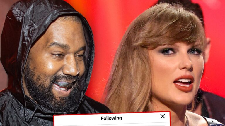 Kanye West Unfollows All On IG, But Taylor Swift Heading into Grammy Night
