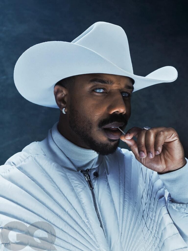 Michael B Jordan Hits GQ in some weird Ice Jail Gangster Flex. Check it out
