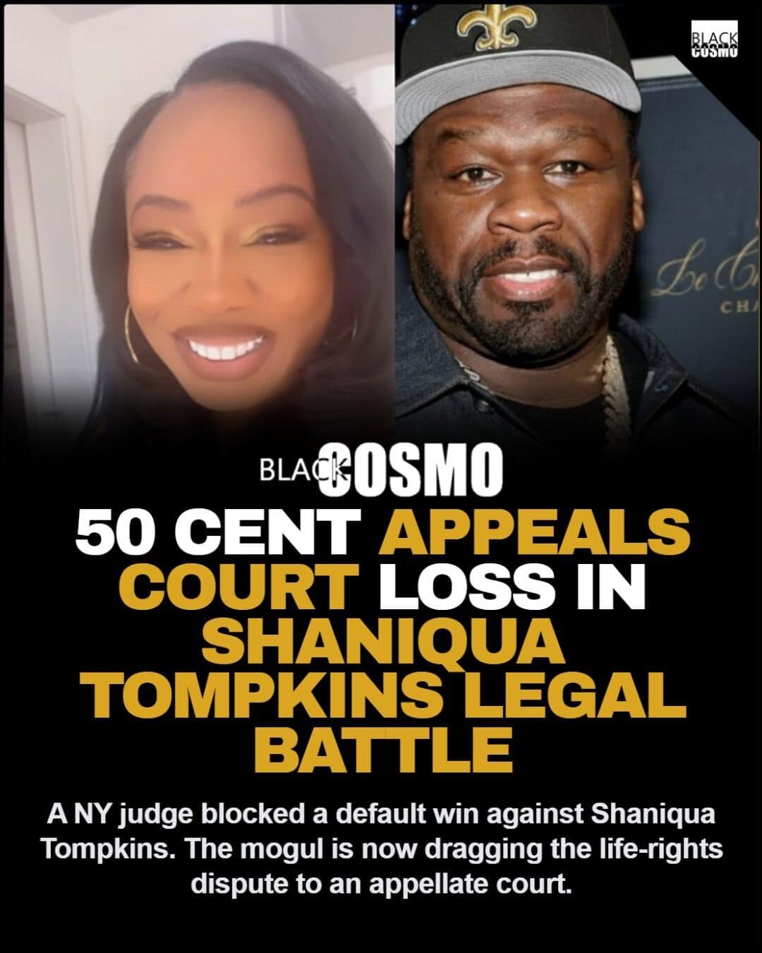 50 Cent vs Shaniqua Tompkins: Legal War