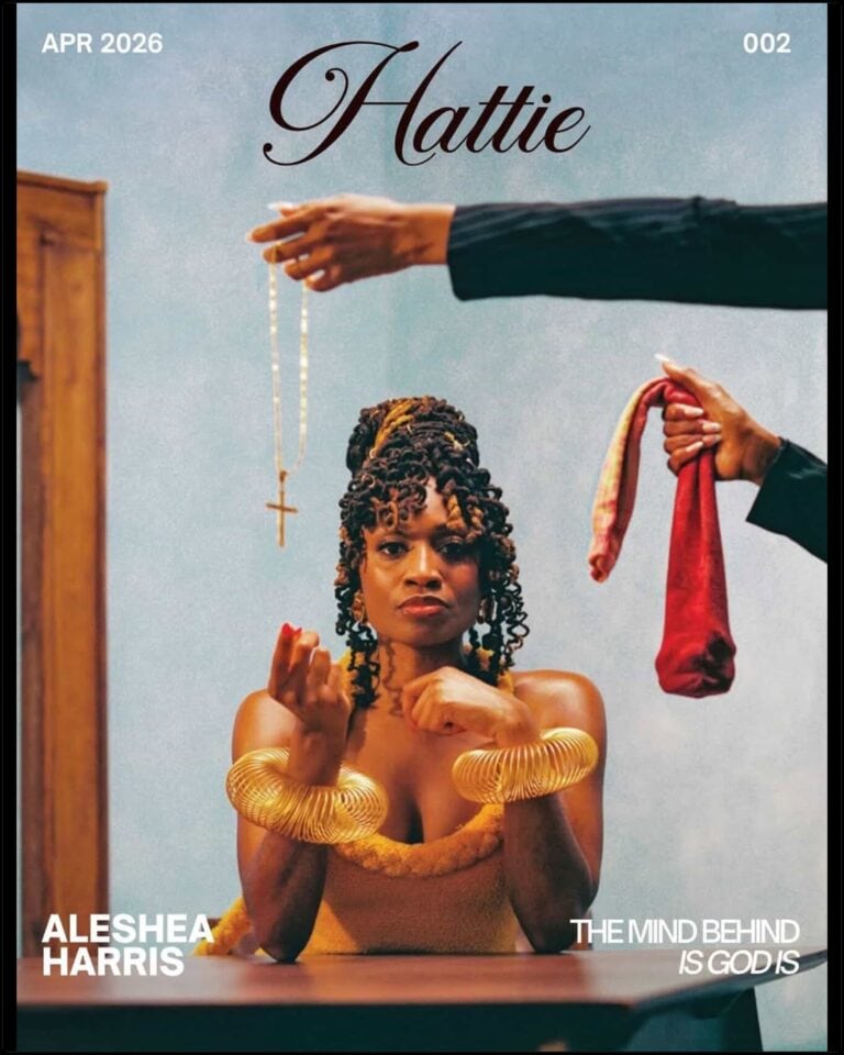 Aleshea Harris on Hattie Magazine April 2026 Cover | BlkCosmo