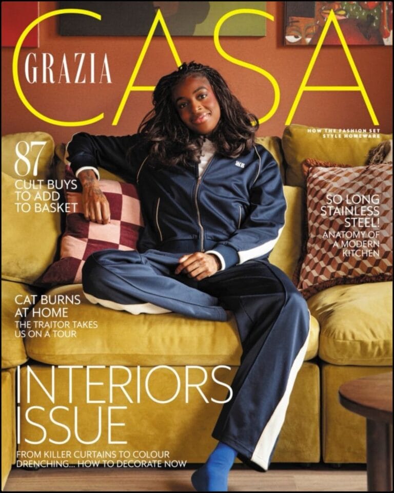 Cat Burns Grazia UK Cover April 2026 Otegha Uwagba Interview