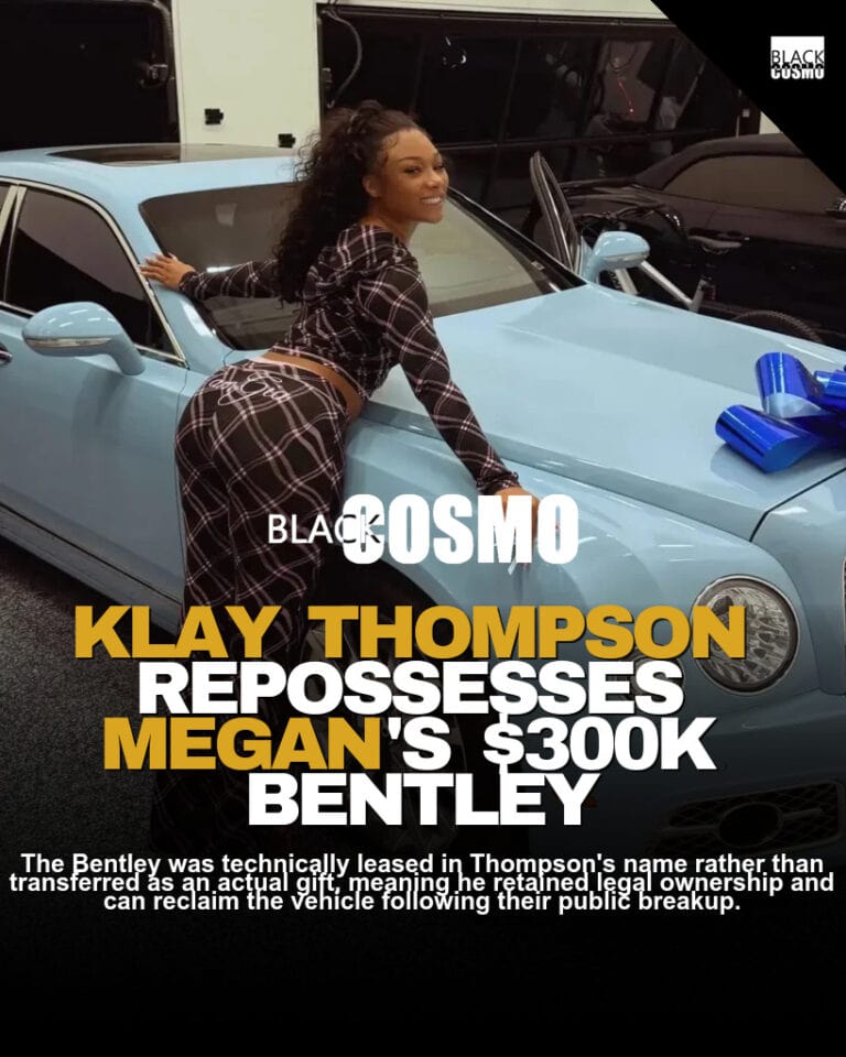 Klay Thomson to Repossess Bentley From Megan