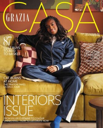 Cat Burns featured on the cover of Grazia UK for a special editorial spread, captured in conversation with Otegha Uwagba.
