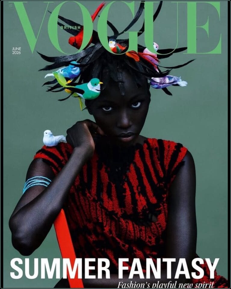 Anok Yai on British Vogue May 2026 Editorial