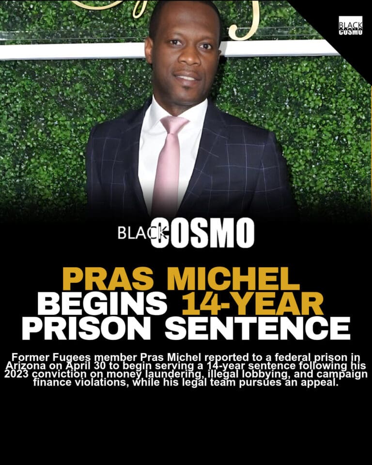 Pras Michel Turns Himself In for 14-Year Sentence