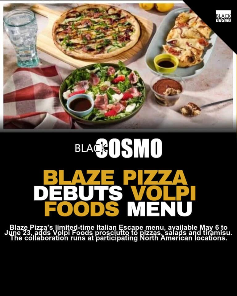 Blaze Pizza Unveils Prosciutto Italian Menu