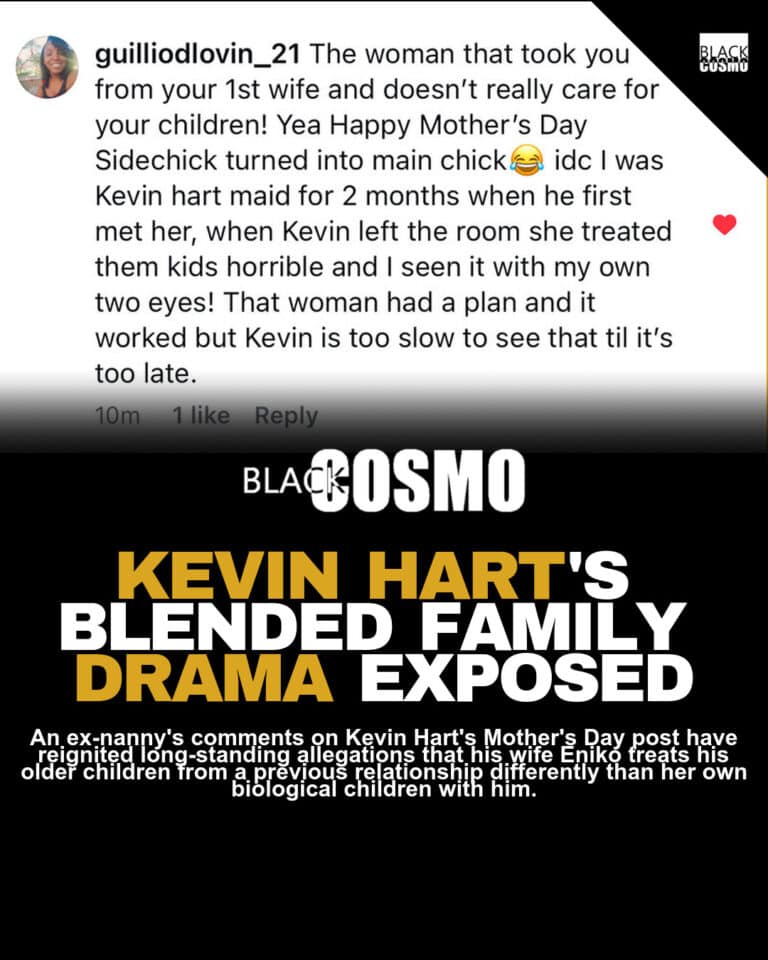 Kevin Hart’s Ex-Nanny Reveals Family Drama