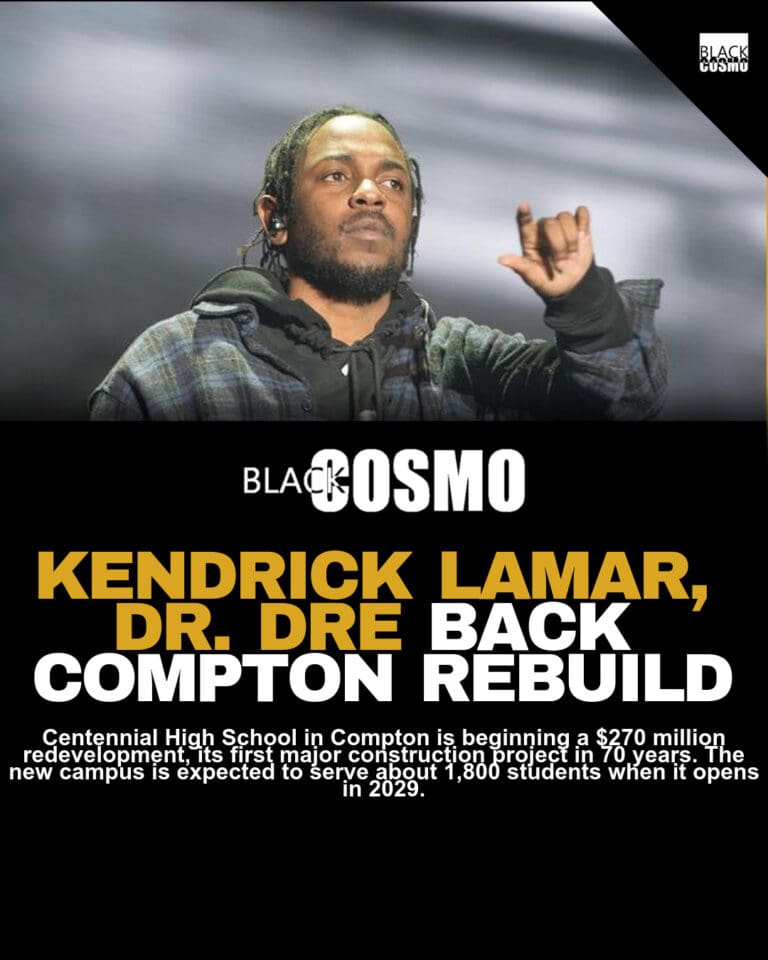 Kendrick Lamar Joins Dr. Dre at Compton Event
