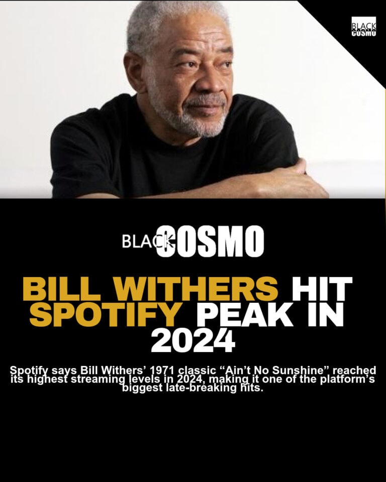 Bill Withers’ ‘Ain’t No Sunshine’ Soars on Spotify