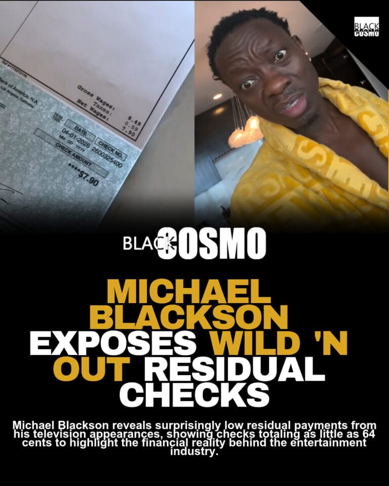 Michael Blackson: TV Stars Broke Despite Tiny Checks