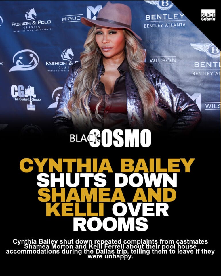 Cynthia Bailey Shuts Down Trip Complaints