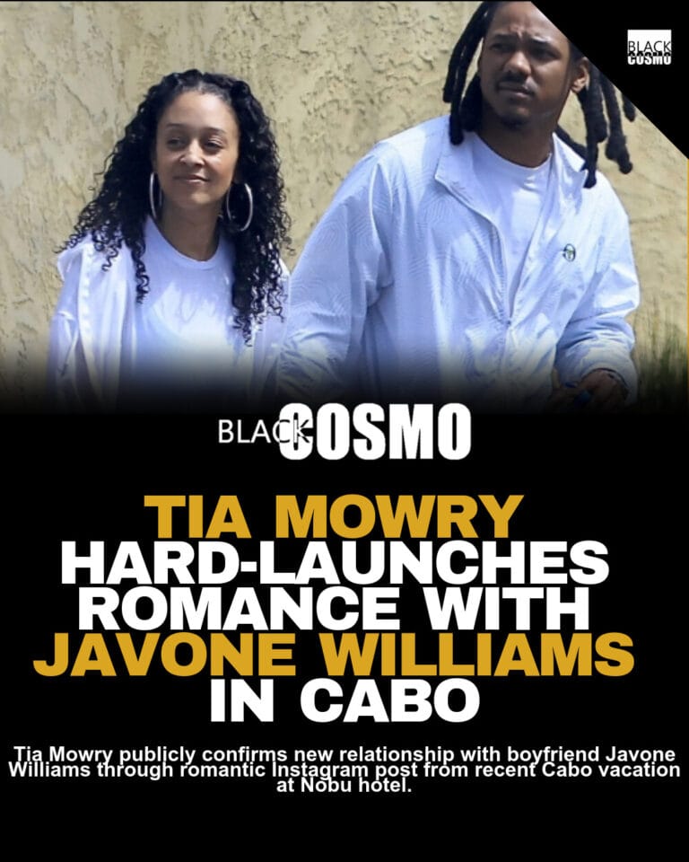 Tia Mowry IG Official With Javone Williams in Cabo