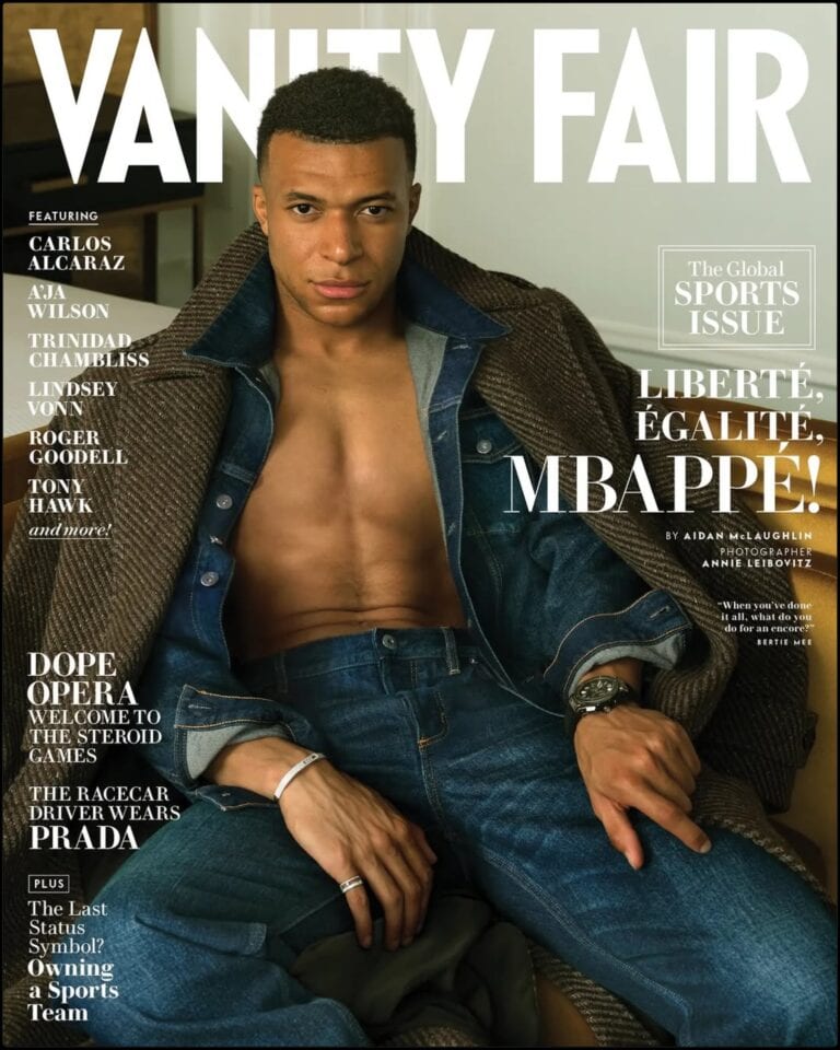 Kylian Mbappé Covers Vanity Fair May 2026 Styled by Law Roach