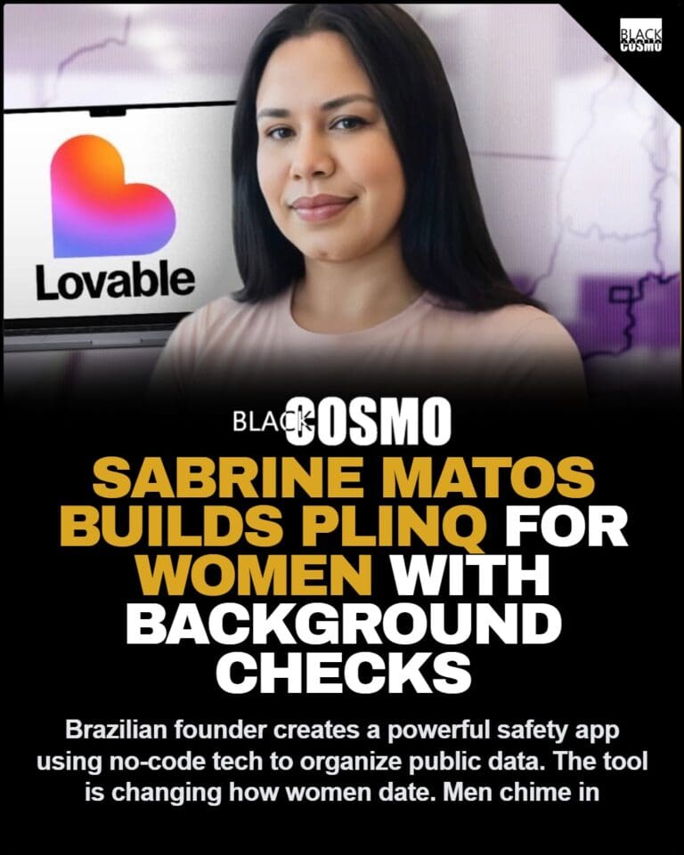 Sabrine Matos Builds Plinq No-Code Safety App for Women