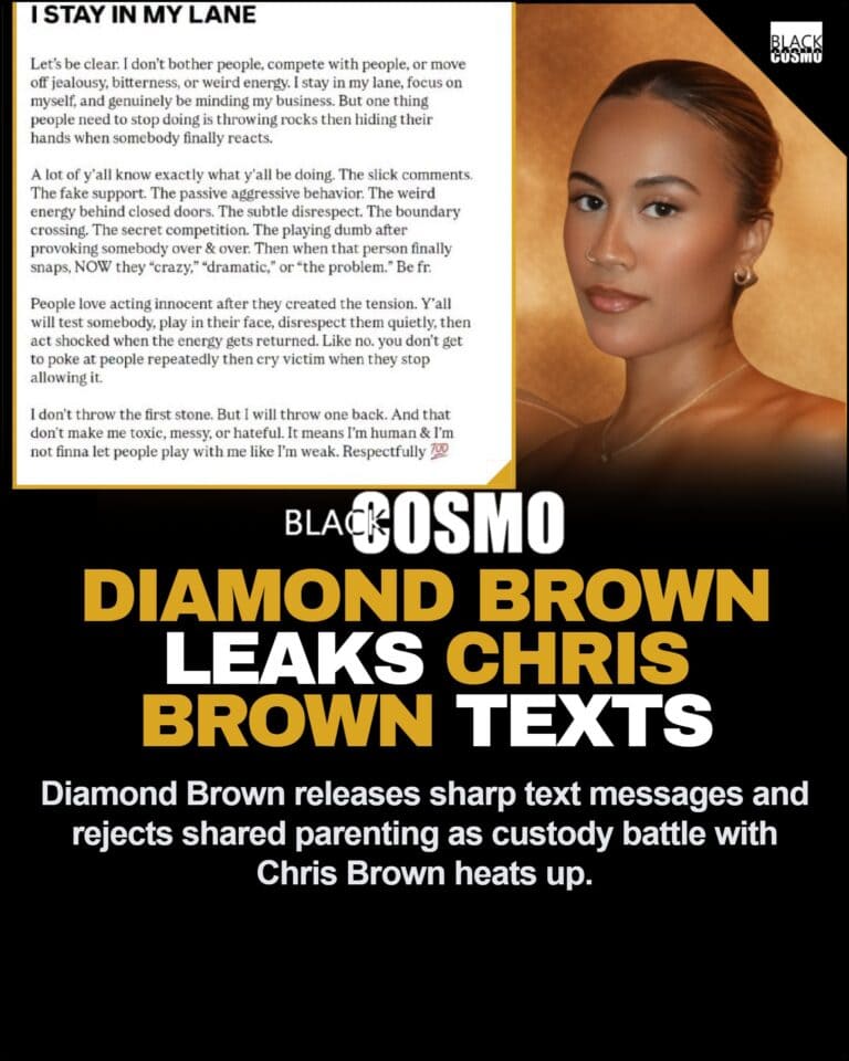 Diamond Brown Leaks Chris Brown Text Messages Amid Custody War