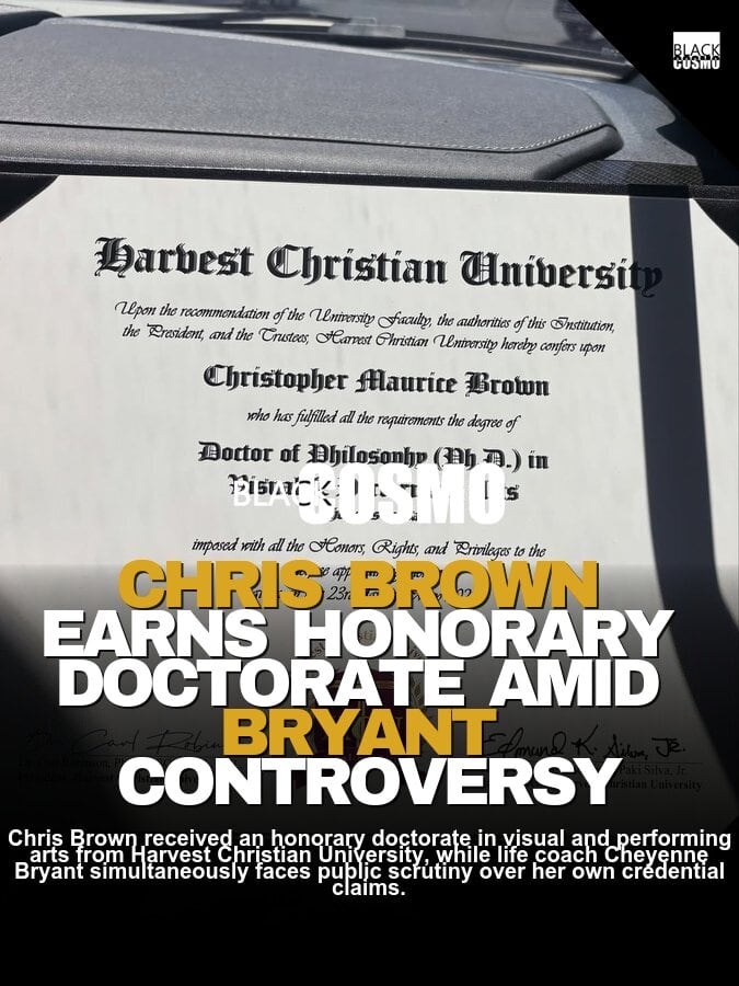 Chris Brown Receives His Doctorate Degree | PhD