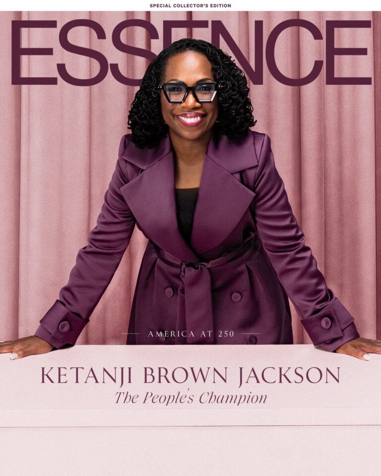 Justice Ketanji Brown Jackson Shines on Essence Magazine Cover with Stunning Styling by Chas Chevonne and Rich Face Makeup