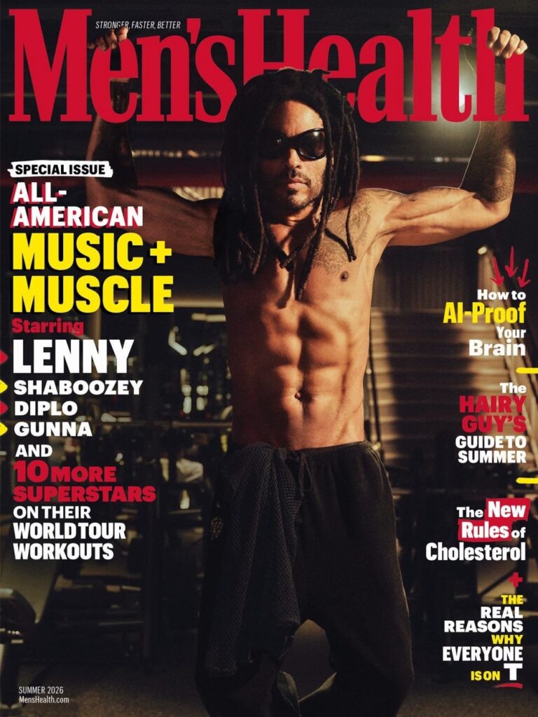 Lenny Kravitz on Men’s Health Cover 2026