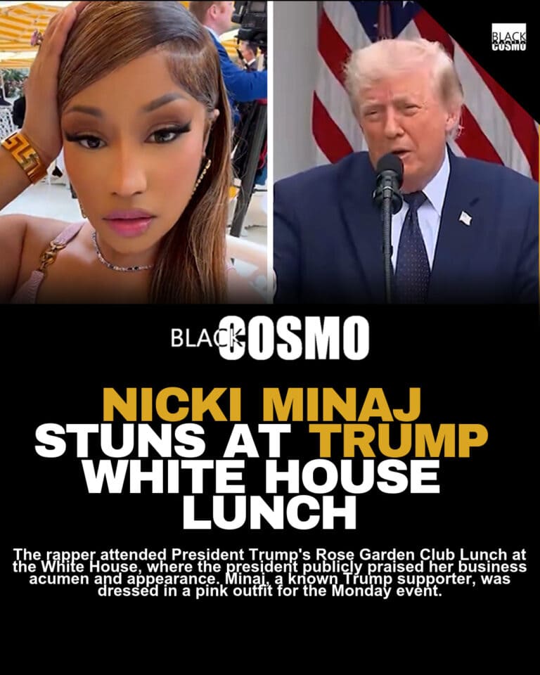 Trump Praises Nicki Minaj’s Appearance at White House Rose Garden Lunch