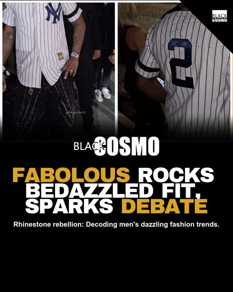 Black Men’s Fashion Debate: Bedazzling Trend Divide