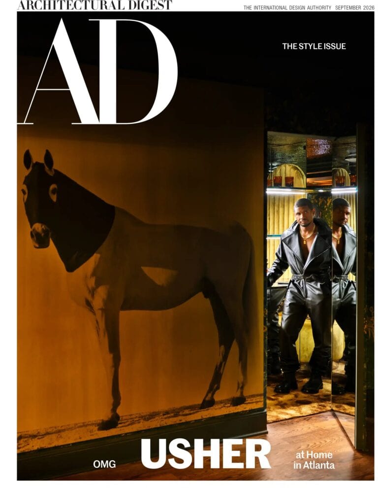Usher on Architectural Digest: August 2026 Cover