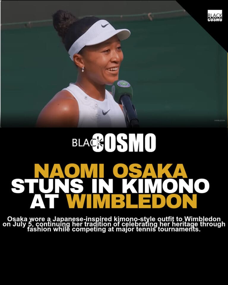 Naomi Osaka’s Couture Catwalk Moment at Wimbledon