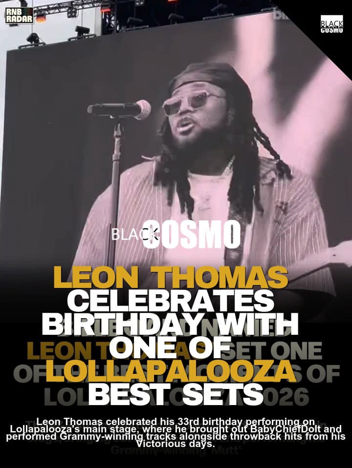 Leon Thomas on Billboard: Lollapalooza Performance