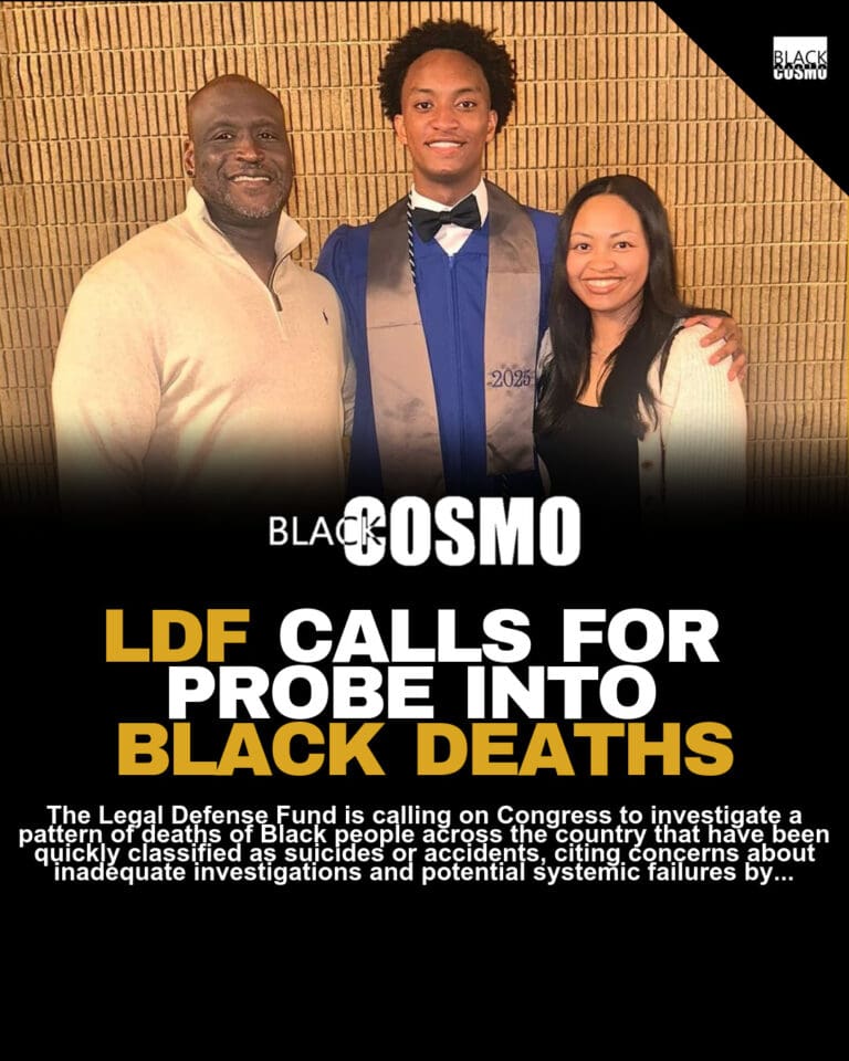 Black Deaths Investigation: Congressional Call to Action