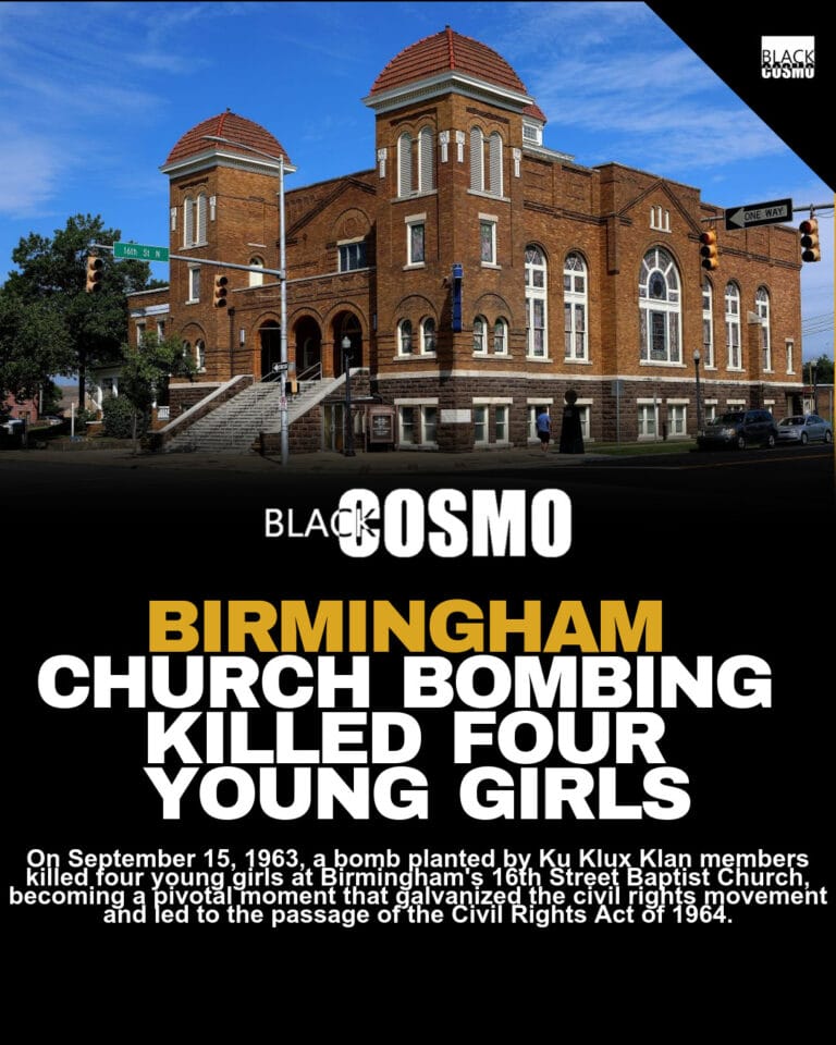 Birmingham Church Bombing: Four Girls Killed 1963