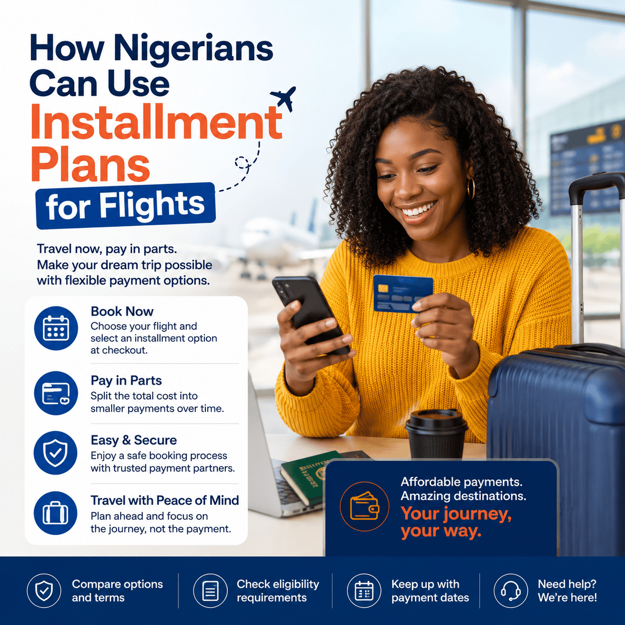 How Nigerians Can Use Installment Plans for Flights