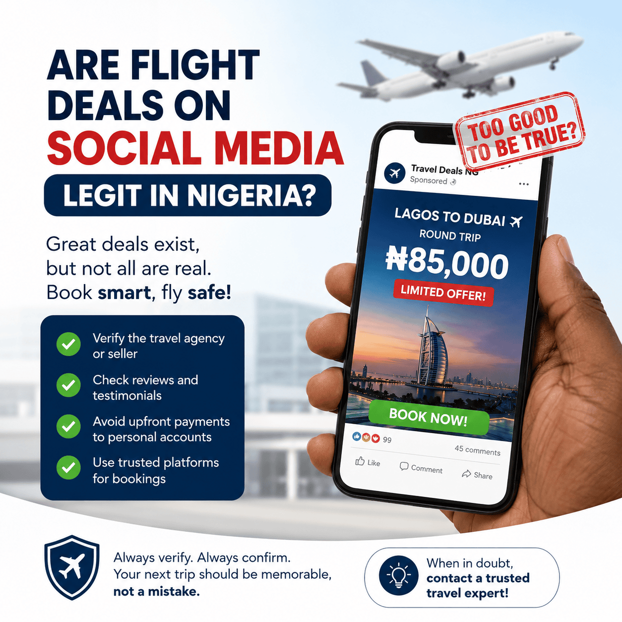 Are Flight Deals on Social Media Legit in Nigeria?